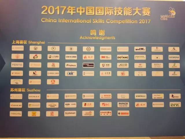 龙神助力｜2017中国国际技能大赛